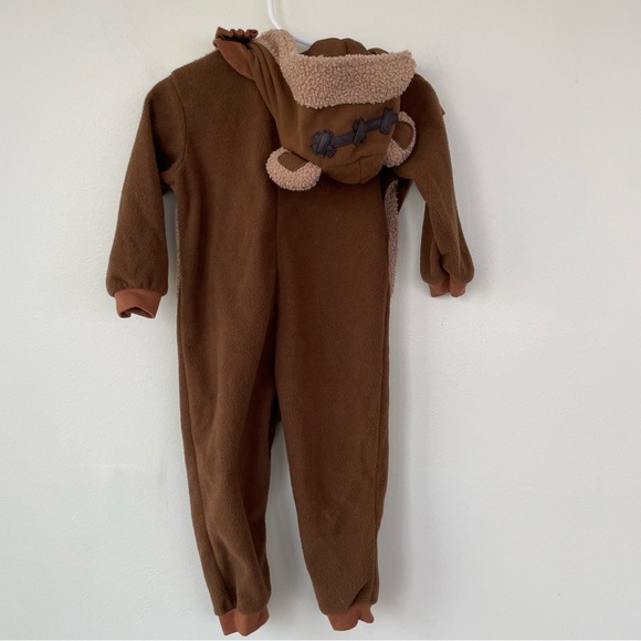 STAR WARS Baby Infant Ewok Bodysuit Costume 6-12 Months Wicket Halloween - Picture 6 of 11